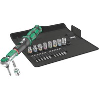 Wera Safe-Torque A 2 Set 1, 1/4" hexagonal, 2-12 Nm, 23 pieces, Clé dynamométrique Noir/Vert
