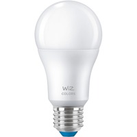 WiZ Ampoule 8 W (éq. 60 W) A60 E27, Lampe à LED Ampoule intelligente, Blanc, Wi-Fi/Bluetooth, E27, Multicolore, 2200 K