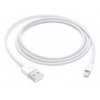 Apple USB-A 2.0 vers Lightning, Câble Blanc, 1 mètre