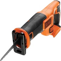 BLACK+DECKER BDCR18 Noir, Orange, Scie sabre Orange/Noir, Noir, Orange, 2,2 cm, 79,5 dB, 90,5 dB, Batterie, Lithium-Ion (Li-Ion)