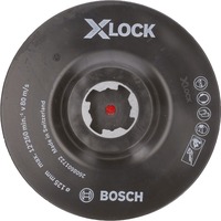 Bosch 2 608 601 722 accessoire pour meuleuse d'angle Assiette-support, Patin de ponçage Assiette-support, 12,5 cm, Bosch, Noir, 12250 tr/min, Plastique