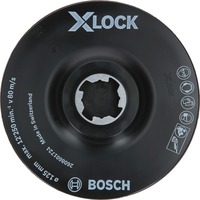 Bosch 2 608 601 724 accessoire pour meuleuse d'angle Assiette-support, Patin de ponçage Assiette-support, 12,5 cm, Bosch, Noir, 12250 tr/min, 1 pièce(s)