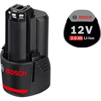 Bosch Batterie GBA 12V 2.0Ah Professional Noir, Batterie, Lithium-Ion (Li-Ion), 2 Ah, 12 V, Bosch, Noir