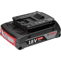 Bosch Batterie GBA 18V 2.0Ah Professional Noir/Rouge, Batterie, Lithium-Ion (Li-Ion), 2 Ah, 18 V, Bosch, Noir