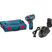 Bosch Boulonneuses sans-fil GDS 12V-115 Professional, Visseuse à choc Bleu/Noir, Visseuse à percussion, Poignée de pistolet, 3/8", Noir, Bleu, Rouge, Sans brosse, 2600 tr/min