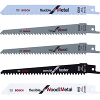 Bosch F016800307 Lame de scie sauteuse, à chantourner et sabre Lames de scie sabre 5 pièce(s), Jeu de lames de scie Lames de scie sabre, Métal, Plaque de plâtre, Bois, 5 pièce(s)