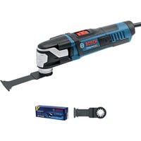 Bosch GOP 40-30 Professional Noir, Bleu, Gris, Rouge 400 W 20000 OPM, Outil de multi fonction Bleu/Noir, Découpe, Polissage, Sciage, Noir, Bleu, Gris, Rouge, 20000 OPM, 8000 OPM, 1,4°, 91 dB