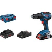 Bosch GSB 18V-55 PROFESSIONAL 1800 tr/min Sans clé 1,1 kg Noir, Bleu, Rouge, Perceuse à percussion Bleu/Noir, Perceuse à poignée pistolet, Sans clé, Sans brosse, Noir, Bleu, Rouge, 1,3 cm, 1800 tr/min