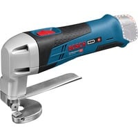 Bosch GSC 10.8 V-LI 3600 spm, Cisaille Bleu/Noir, Deep discharge, Surchauffe, Surcharge, Noir, Bleu, 3600 spm, 3,5 m/s², Batterie, Lithium-Ion (Li-Ion)