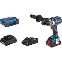 Bosch GSR 18V-110 C 2100 tr/min Sans clé 1,8 kg Noir, Bleu, Perceuse/visseuse Bleu/Noir, Perceuse à poignée pistolet, Sans clé, Noir, Bleu, 1,3 cm, 2100 tr/min, 1,5 mm