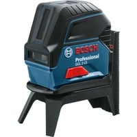 Bosch Laser points et lignes GCL 2-15 Professional, Laser Cross Ligne Bleu/Noir, 15 m, 0,3 mm/m, 4°, Rouge, 650 nm (<1 mW), Niveau de pointage