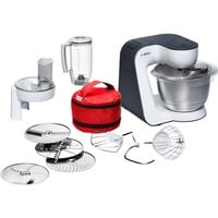 Bosch MUM50E32DE robot de cuisine 3,9 L Argent 800 W Blanc, 3,9 L, Argent, Boutons, 1,25 L, 1,1 m, 1,25 g