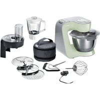 Bosch MUM58MG60 robot de cuisine 1000 W 3,9 L Vert Menthe/Argent, 3,9 L, Vert, Boutons, 0,8 L, CE, EAC-Eurasian, Ukraine, VDE, Acier inoxydable