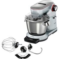 Bosch MUM9AX5S00 robot de cuisine 1500 W 5,5 L Acier inoxydable Argent, 5,5 L, Acier inoxydable, Boutons, Rotatif, Acier inoxydable, Aluminium, 1500 W