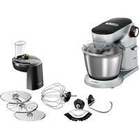 Bosch MUM9D33S11 robot de cuisine 1300 W 5,5 L Noir, Argent Argent/Noir, 5,5 L, Noir, Argent, Rotatif, 1 m, Acier inoxydable, Métal