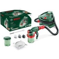 Bosch PFS 5000 E 1 L, Pistolet de pulvérisation Vert/Noir, Peinture, 1 L, Bois, 0,5 l/min, 2,5 m/s², 1,5 m/s²