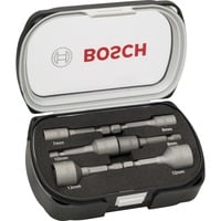 Bosch Set de douilles, Clés mixtes à cliquet 6 pièce(s), Hexagonal, 25,4 / 4 mm (1 / 4"), 6 / 7 / 8 / 10 / 12 / 13, 50 mm