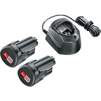Bosch Starter-Set 2 x 1,5 Ah & GAL 1210 CV, Bundle Noir