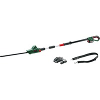Bosch UniversalHedgePole 18, Taille-haies Vert/Noir, 43 cm, Lame unique, 1,6 cm, 2200 spm, 200 m², Noir, Vert, Rouge