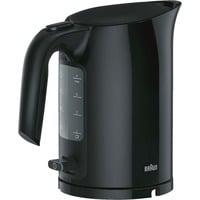 Braun PurEase WK 3000 WH bouilloire 1 L 2200 W Noir Noir, 1 L, 2200 W, Noir, Indicateur de niveau d'eau, Filtrage