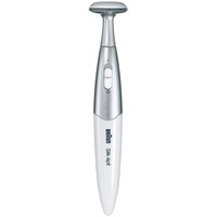 Braun Silk-épil FG 1100 Argent, Blanc, LadyShaver Blanc/Argent, Argent, Blanc, AAA, Alcaline, 1.5 V, 120 min, 45 mm