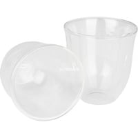 DeLonghi 5513214601 verre à café Transparent 2 pièce(s) 270 ml Transparent, Transparent, Verre, 2 pièce(s), Claire, 270 ml, 95 mm