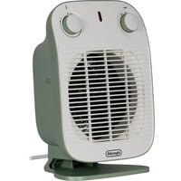 DeLonghi HFS50B20.GR Intérieure Vert, Blanc 2000 W Chauffage de ventilateur électrique, Radiateur soufflant Vert, Chauffage de ventilateur électrique, IP21, Intérieure, Bureau, Sol, Table, Vert, Blanc, Rotatif