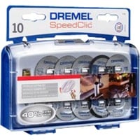Dremel Coffret d'accessoires EZ SpeedClic pour la découpe, Disque de coupe Kit d'accessoires, Métal, Plastique, 10 pièce(s)