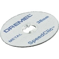 Dremel EZ SpeedClic : pack de 12 disques à tronçonner pour la découpe des métaux., Disque de coupe Disque de meulage, Métal, 35000 tr/min, 3,8 cm, 12 pièce(s)