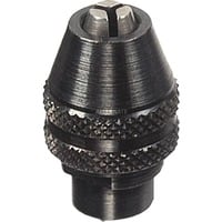 Dremel Mandrin universel (0.4-3.4 mm), Chuck Mandrin sans clé, Noir, 0,4 mm, 3,4 mm