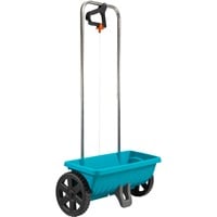 GARDENA 00432-20 distributeur manuel 12,5 L, Épandeur Turquoise/Noir, 12,5 L, 0,45 m, Noir, Bleu, Orange, Argent