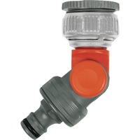 GARDENA 998-50 raccord et pièce de robinetterie Connecteur de robinet Gris, Orange, Argent, Raccord de robinet Gris/Orange, Connecteur de robinet, Gris, Orange, Argent, 3.3 mm (G 1")/26.5 mm (G 3/4")