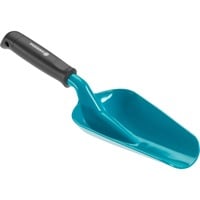 GARDENA Grand transplantoir, Truelle Turquoise/Noir, Garden trowel, Duroplast, Acier, Noir, Bleu, Ergonomique, Poignée antidérapante, 12 cm