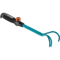 GARDENA Griffe piocheuse combisystem, Cultivateur à main Turquoise/Noir, Râteau manuel, Acier, Duroplast, Noir/Orange, 1 pièce(s), 70 mm