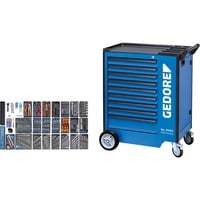GEDORE 2657716 chariot d'outils, Chariot à outils Bleu/Noir, 125,8 kg