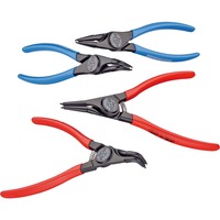GEDORE Jeu de pinces pour circlips 4 pièces, Set de pinces 165 mm, 33 mm, 756 g
