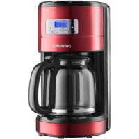 Grundig KM 6330 Machine à café filtre 1,8 L, Machine à café à filtre Rouge/Noir, Machine à café filtre, 1,8 L, Café moulu, Noir, Rouge