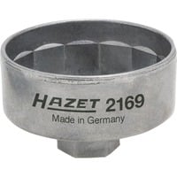 Hazet Clé de filtre à huile 2169, 3/8" et hexagone 27mm, Clés mixtes à cliquet 