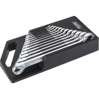 Jeu de clés à anneau double 610N/12RS, 12 pièces, Clé plate