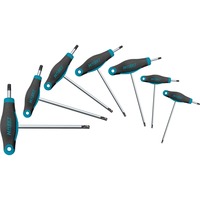 Hazet Set de tournevis 829KKT/7, avec poignée en T Bleu/Noir