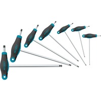 Hazet Set de tournevis 829KK/7, avec poignée en T Bleu/Noir
