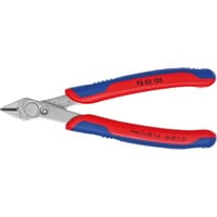 KNIPEX Electronic Super Knips® 78 03 125, Pinces électroniques Bleu, avec gaines bi-matière