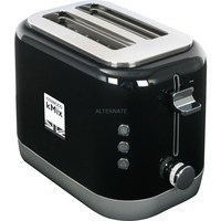 Kenwood TCX751BK 2 part(s) 900 W Rouge, Grille-pain Noir/Argent, 2 part(s), Rouge, Métal, Boutons, 900 W, 160 mm