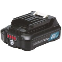 Makita 197396-9 batterie et chargeur d’outil électroportatif Noir, Batterie, Lithium-Ion (Li-Ion), 2 Ah, 12 V, Makita, Noir