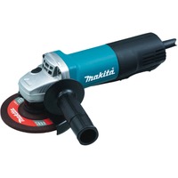 Makita 9558PBGY 840W 11000tr/min 125mm 2100g meuleuse d'angle Bleu/Noir, 11000 tr/min, Noir, Bleu, M14, Secteur, 840 W, 500 W