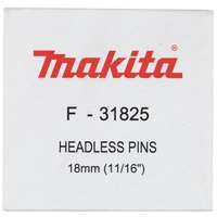 Makita Clous F-31825, pour agrafeuse, 0,6 x 18mm, Ongles 