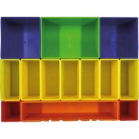 Makita P-83652 boite à outils Boîte pour petites pièces Multicolore, Dépôt Boîte pour petites pièces, Multicolore