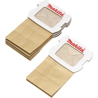 Makita Sac d'aspirateurs papier 194746-9, Filtre à poussière Sac à poussière, Papier, BO4558 / BO4565 / BO5030 / BO5031 / BO3710 / BO3711 / MT924, 5 pièce(s)