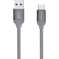 Nevox 1457 câble USB Argent, 5000 Mbit/s