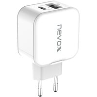 Nevox 1760 chargeur d'appareils mobiles Blanc Intérieure Blanc, Intérieure, Secteur, Blanc